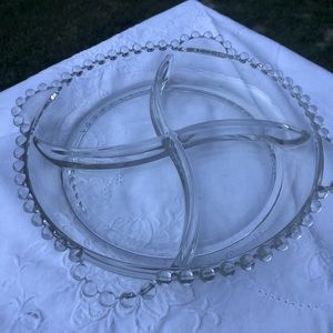 Candlewick vintage divided dish